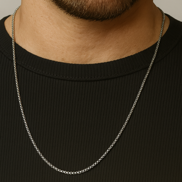 2mm Silver Box Chain